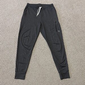 Vuori Sunday Performance Joggers Small Charcoal Heather